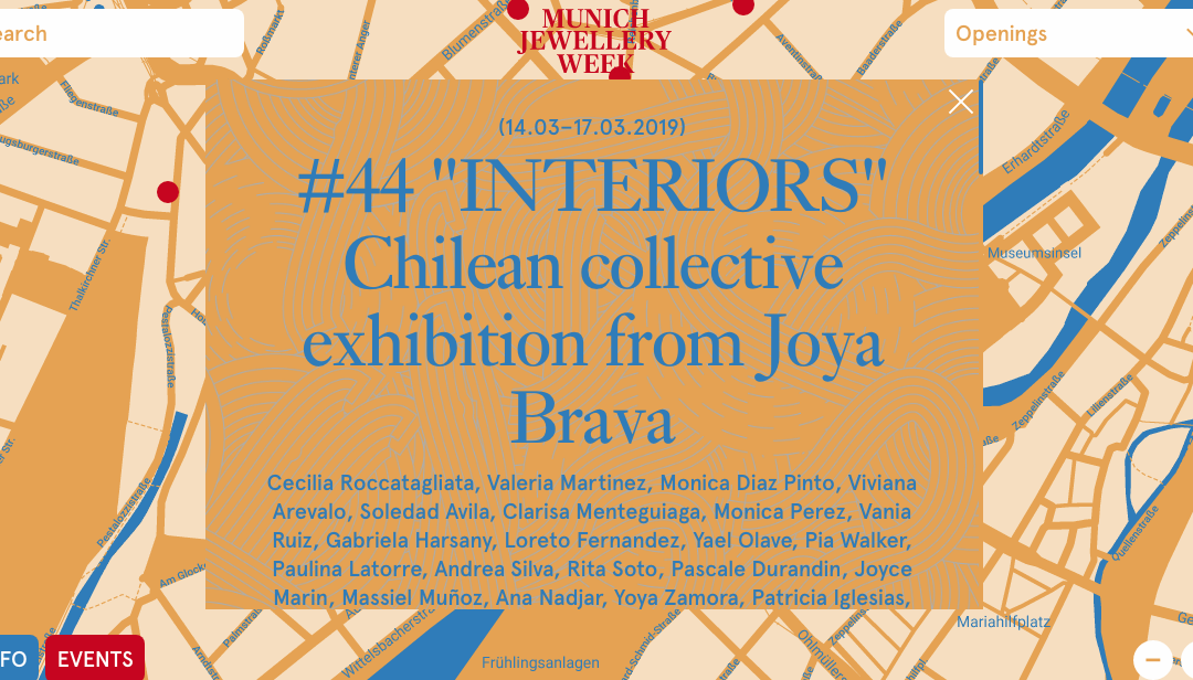 #44 “INTERIORS” Chilean collective exhibition from Joya Brava