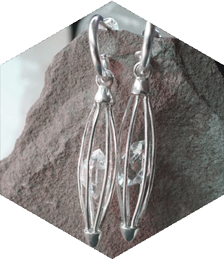 HEX-Aros-plata-Herkimer-Cuarzo-Diamante-325x376 Aros diseño de pluma sobre pétalos amarillos
